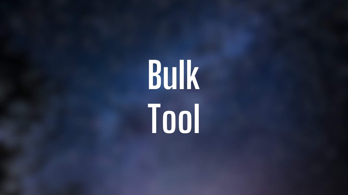 bulk Interlinking Tool