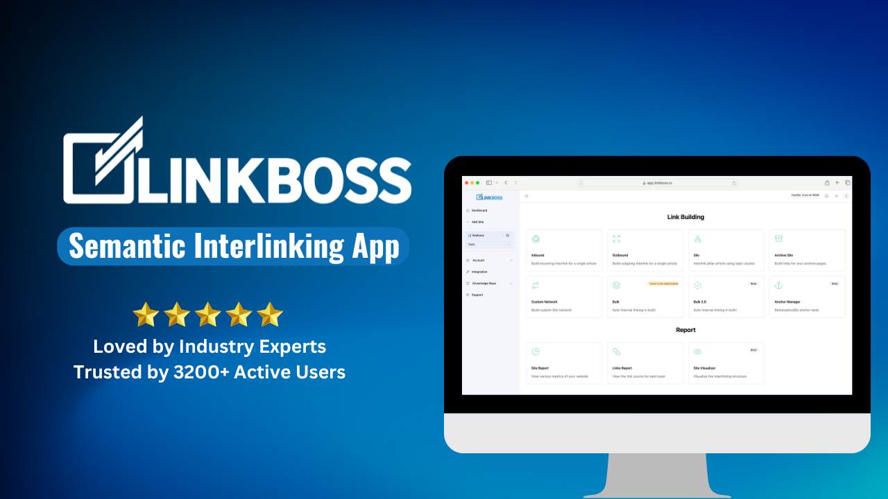 linkboss semantic internal linking tool