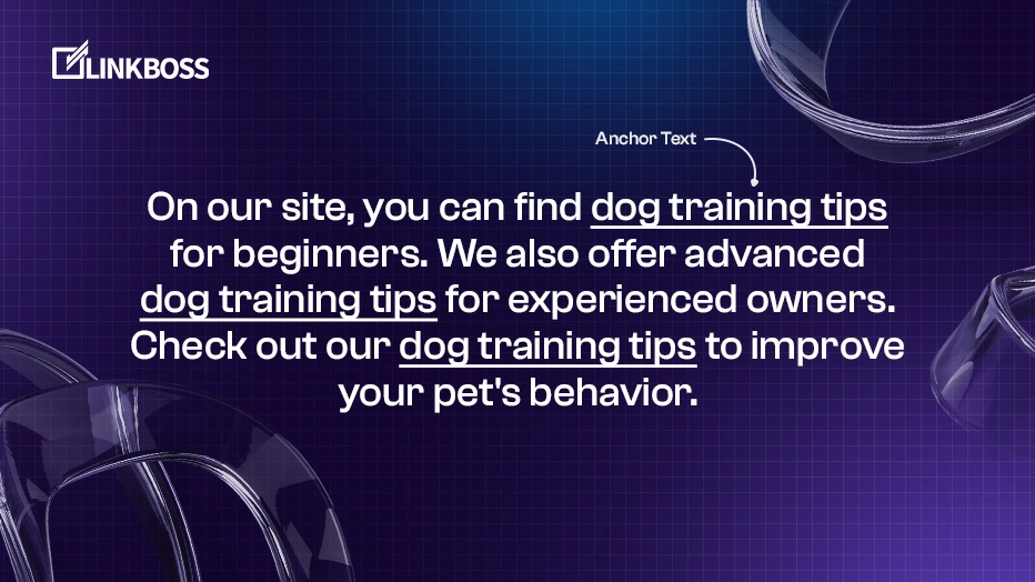 Overusing exact-match anchor text